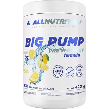 Anabolizér ALLNUTRITION Big Pump Pre-Workout 420 g Příchuť: citron