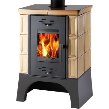 Krbová kamna Haas+Sohn Rukov s.r.o. HAAS+SOHN EBOLI krbová kamna 2,6-8,4 kW, černá/tabák