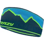Čelenka Crazy SKYLINE - modrá/tmavě zelená