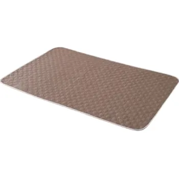 Pelíšek pro psa Opakovaně použitelná inkontinenční podložka pro psy 35 x 45 cm 4vrstvá savá podložka s voděodolnou TPU membránou a protiskluzovou spodní částí hnědá