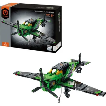 ostatní stavebnice MECHANICAL MASTER - Stavebnice Letadlo jednoplošník 313 ks