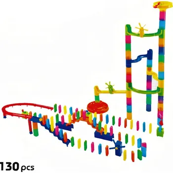 Kuličková dráha Kuličková dráha a domino 130 ks