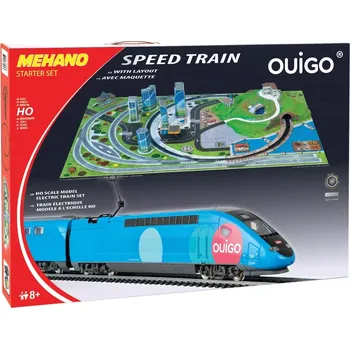 Vláček a vláčkodráha MEHANO Speed train OUIGO