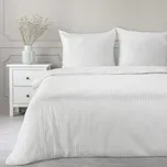 SATÉNOVÉ POVLEČENÍ VERA 160X200 CM, 2 KS 70X80 CM BÍLÉ