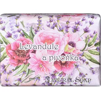 Mýdlo Mýdlo Levandule a pivoňka, přírodní 200g
