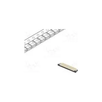 Elektrický konektor Konektor FFC/FPC vodorovné PIN 40 dolní kontakty,ZIF SMT OPU