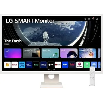 Monitor 31,5" LG Smart 32SR50F-W + LG Swing Stand