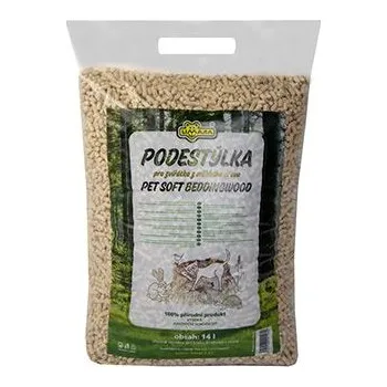 Podestýlka pro kočku Podestýlka dřevěná LIMARA 14l/8kg