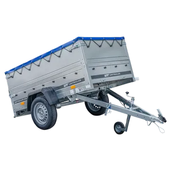 Přívěs Garden Trailer 200 KIPP s BIS bočnicemi a modrou plachtou