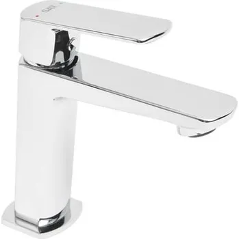 Vodovodní baterie SAT Umyvadlová baterie Feel, stojánková, bez výpusti, chrom (SATBSFEEL271)