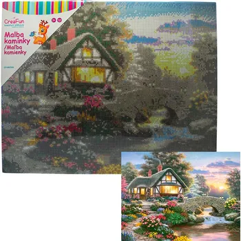 Diamantové malování Diamantové malování - Kouzelná zahrádka 40 x 50 cm