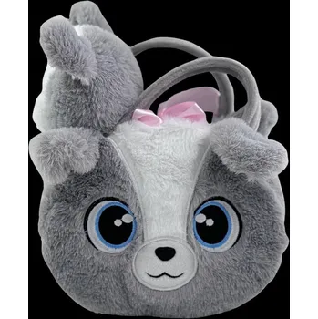 Kabelka PLYŠÁKOV - Plyšová kabelka Pes s pejskem Dante