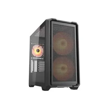PC skříň Cougar Gaming skříň MX600 Black Mini Tower Mesh, 2x160mm + 1x120mm Fans TG Left Panel CGR-5GC9B-RGB
