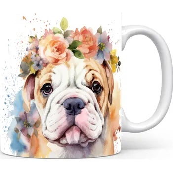 Hrnek s roztomilým buldokem