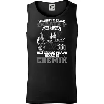 Chemik zkratky - Tílko pánské Core - L ( Černá )