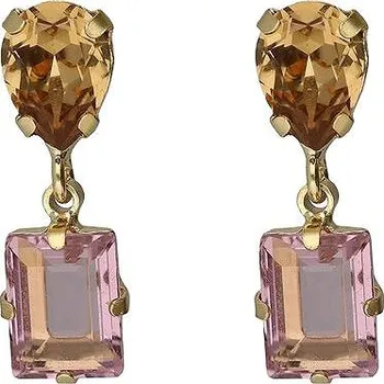 Náušnice VICTORIA CRUZ Borea Light Amethyst (Ag925/1000, 2,5 g)