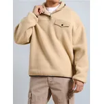 Sinsay - Mikina s kulatým výstřihem - béžová - 962EU-08X - 962EU-08X-3XL