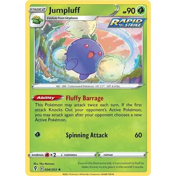 Karetní hra Jumpluff 4/203 - Evolving Skies Typ karty: Holo