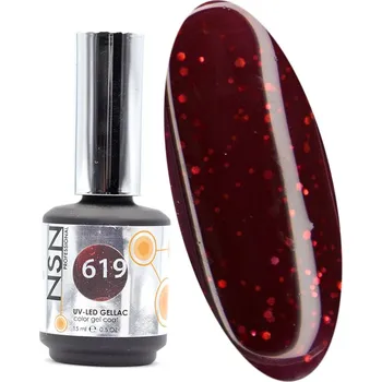 Lak na nehty NSN Professional UV/LED Gellac - 619