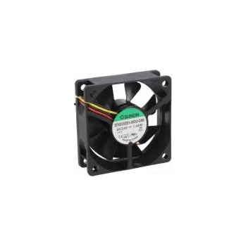 PC ventilátor Ventilátor DC axiální 24VDC 60x60x20mm 39,07m3/h 34,5dBA