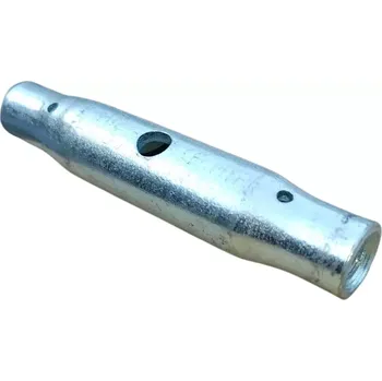 Matice Matice trubková M8 napínací DIN 1478 s pravolevým závitem, povrchová úprava bílý zinek