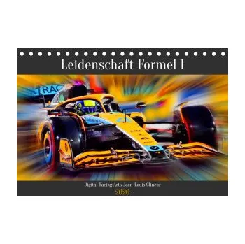 Diář Leidenschaft Formel 1 (Tischkalender 2026 DIN A5 quer), CALVENDO Monatskalender (DE)