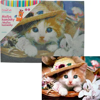 Diamantové malování Diamantové malování - Nevinné koťátko 30 x 40 cm