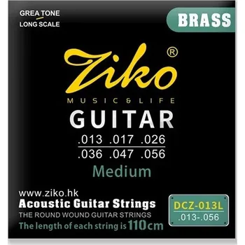 Kytara Sada strun pro akustickou kytaru DCZ-013L Šestihranné jádro z uhlíkové oceli Jasný a vyvážený tón Dlouhá životnost Stabilní ladění Odolnost vůči korozi