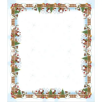 ubrus 4sleep Vánoční ubrus 120 × 140 cm - sněhuláci, zelený