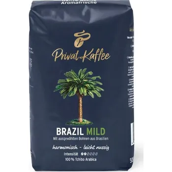 Tchibo Privat Kaffee Brazil Mild zrnková káva 500 g