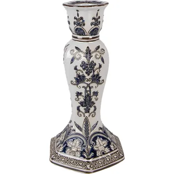 Svícen Clayre & Eef - Porcelánový svícen 6CE2384M