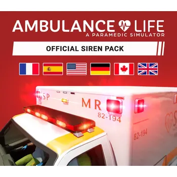 Počítačová hra Ambulance Life: A Paramedic Simulator - Official Siren Pack DLC