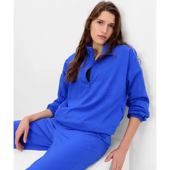 Dámská softshellová bunda GAP Dámská Lehká sportovní bunda GapFit Recycled Fleece Track 513480-02 Velikost: XS Tričko zdarma při nákupu nad 3000,-!