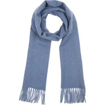 Šála MA.AL.BI Světle modrá šála 37 x 180 cm - 100 % Kašmír Velikost: Unisize (S-XL)