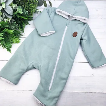 Dětský overall Kulišárny Zimní overal s beránkem wafle MINT VELIKOST: 62-68