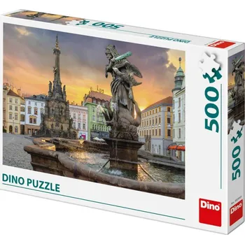 Puzzle Dino Puzzle Olomouc 47x33cm skládačka 500 dílků v krabici