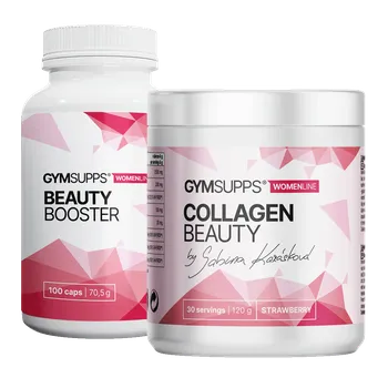 Kloubní výživa Gymsupps Collagen Beauty by @sabina.karaskovaa 120g + Beauty Booster 100cps
