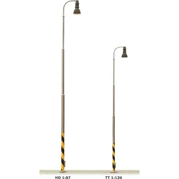 Modelová železnice Nádražní lampa ocelová TT - JM 311101