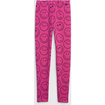Dívčí legíny GAP Dívčí Dětské zateplené legíny Gap × SmileyWorld® 478268-00 Velikost: XXL Tričko zdarma při nákupu nad 3000,-!