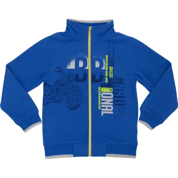 Chlapecká mikina xcena Chlapecká bavlněná mikina modrá Velikost: 116