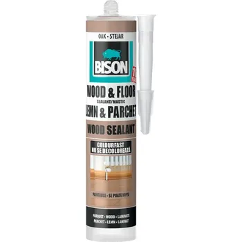 Tmel BISON jednosložkový tmel WOOD SEALANT OAK (dub) 300 ml