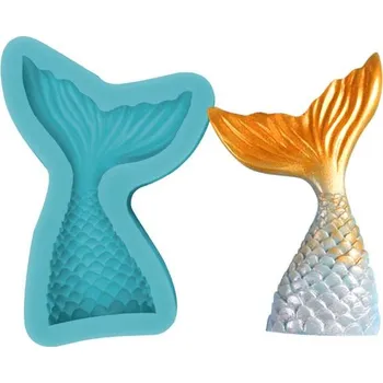 Forma na pečení Silikonová forma ocas mořská panna 8cm - Cakesicq