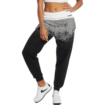 Dangerous DNGRS kalhoty dámské Sweat Pant Fawn in black tepláky S černá