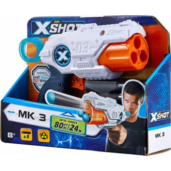 Dětská zbraň ZURU X-SHOT EXCEL MK 3 s otočnou hlavní a 8 náboji