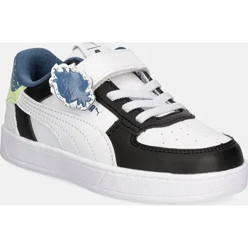 Chlapecké tenisky Dětské sneakers boty Puma Caven 2.0 Trolls 2 PS bílá barva, 398898 00X, EUR 20