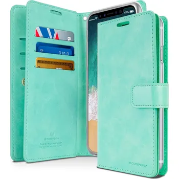 Pouzdro na mobilní telefon Mercury Knížkové pouzdro na iPhone 12 / 12 Pro - Mercury, Mansoor Diary Mint