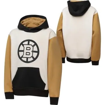 Chlapecká mikina Outerstuff Dětská mikina Boston Bruins NHL Color Blocked Flc Hd Velikost: Dětské XL (13 - 15 let)