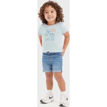 Čepice Kojenecká sada Levi's LVB CRITTER STACKED LOGO TEE S 6EK235 modrá 55X, vel. 62