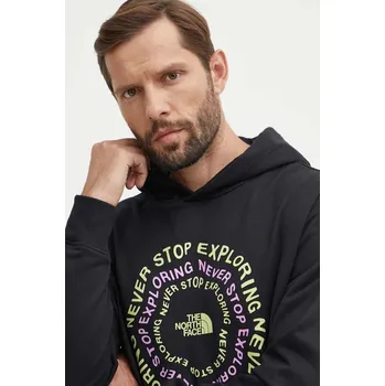 Pánská mikina Bavlněná mikina The North Face NF0A87F3JK31 černá 99X, vel. XL