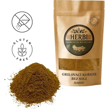 Koření Herbi Grilovací koření bez soli jemné, 100 g – zdravá kořenící směs